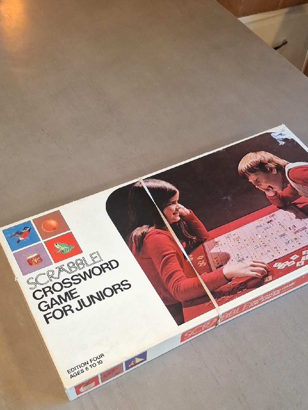 SCRABBLE Crossword Game for Juniors - Vintage 1974